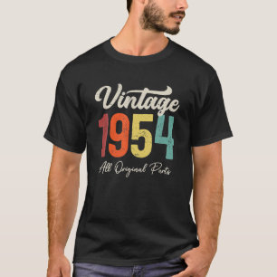 Camiseta Decoración de cumpleaños número 69 Vintage 1954