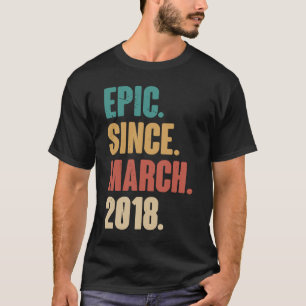 Camiseta Decoración de cumpleaños vintage de 5 años 2018 M