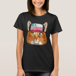 Camiseta Decoración de Día de la Madre para gato somalí 1 d