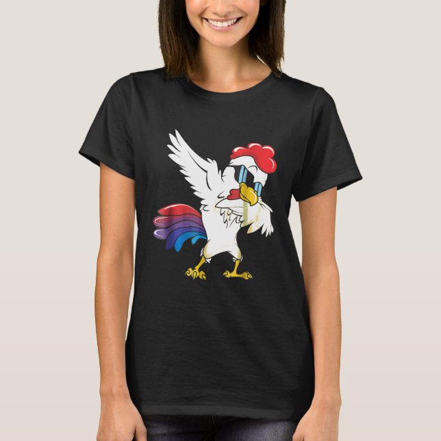 Camiseta Decoración de Fiesta de pollo de pollo (Anverso)