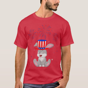 Camiseta Decoración de fuegos artificiales de color azul bl