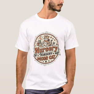 Camiseta Decoración de guardería Gato Decoración de guarder