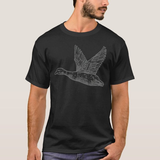 Camiseta decoración de hogar de perro de pato (Anverso)