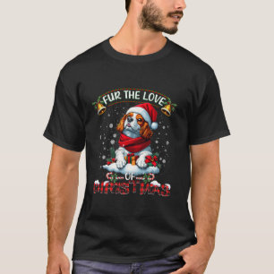 Camiseta Decoración de los Navidades Cavalier King Charles 