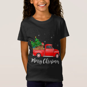 Camiseta Decoración de los Navidades de Camión Rojo en Dach