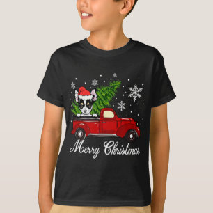 Camiseta Decoración de los Navidades de camiones rojos en C