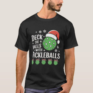 Camiseta Decoración De Los Salones Con Bolas De Pickleball