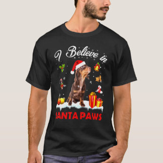 Camiseta Decoración de Navidades de perro de Santa Dachshun