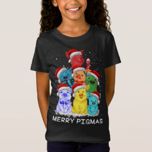 Camiseta Decoración de ornamentos de cerdo Árbol de Navidad