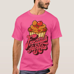 Camiseta Decoración de pasteles Pastel de tarta Muffin Pana