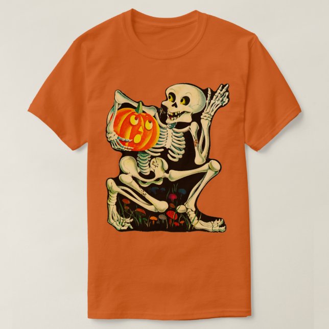 Camiseta Decoración de Skeleton O Lantern (Diseño del anverso)