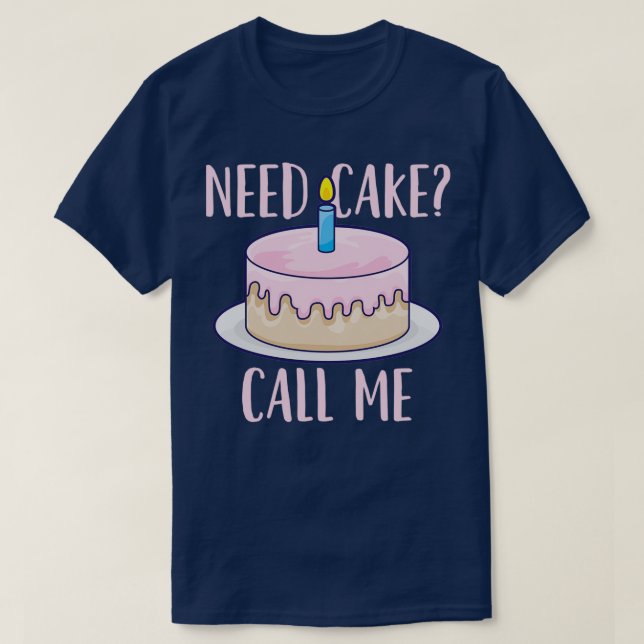 Camiseta Decoración de tarta de panadería pastelería Chef (Diseño del anverso)