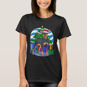 Camiseta Decoración en miniatura de árbol de navidad de Pin