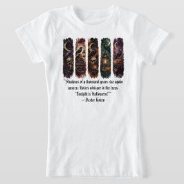 Camiseta decoración gótica, Halloween espeluznante