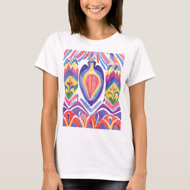 Camiseta decoración tradicional rumana (Anverso)
