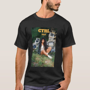 Camiseta decoraciones de arte de álbum de música lírica CTR