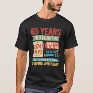 Camiseta Decoraciones de cumpleaños 65 años