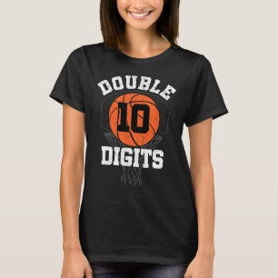 Camiseta Decoraciones de cumpleaños de dos dígitos Niño 10.