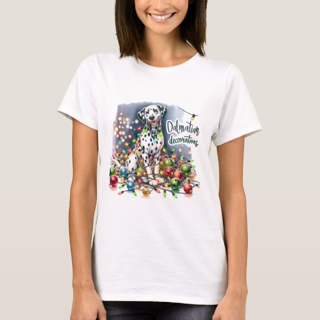 Camiseta Decoraciones de dálmata   (Anverso)