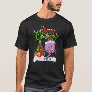 Camiseta Decoraciones de Jellyfish Xmas Santa Jellyfish Chr