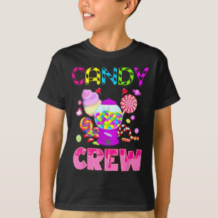 Camiseta Decoraciones de la tripulación de Candy Land Candy