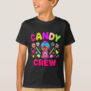 Camiseta Decoraciones de la tripulación de Candy Land Candy