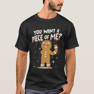 Camiseta Decoraciones de las luces de árbol Gingerbread Feo