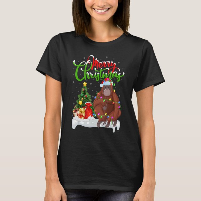 Camiseta Decoraciones de navidad animal de Howler Santa How (Anverso)