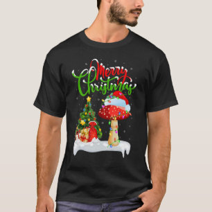 Camiseta Decoraciones de Navidad de Champiñón Santa Champiñ