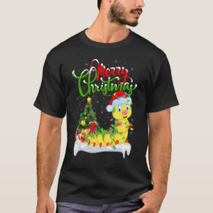 Camiseta Decoraciones de Navidad de la columna de Caterpill