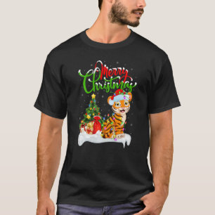 Camiseta Decoraciones de Navidad Tigre de Bengala Tigre de