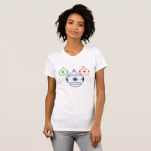 Camiseta - Decoraciones de vacaciones redondas