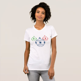 Camiseta - Decoraciones de vacaciones redondas