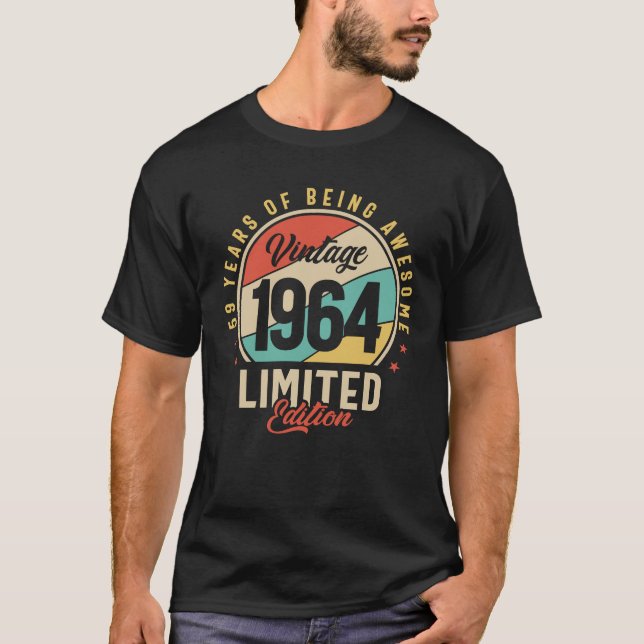 Camiseta Decoraciones del 59º cumpleaños divertidas en la é (Anverso)