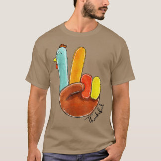 Camiseta Decoraciones del Día de Acción de Gracias Turquía 