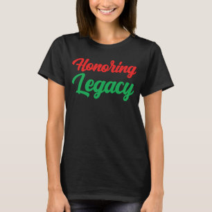Camiseta Decoraciones del mes de la historia negra honrando