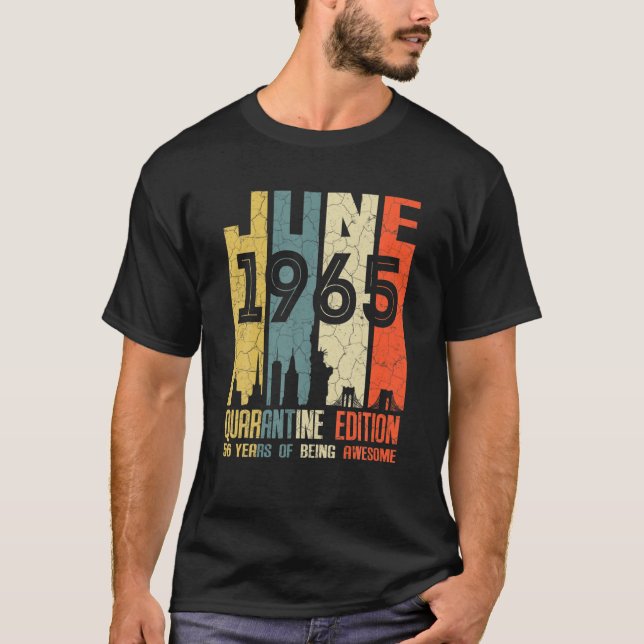 Camiseta Decoraciones Dolorosas De Junio De 1965 Cumpleaños (Anverso)