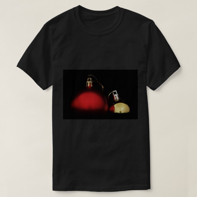 Camiseta decoraciones navideñas (Diseño del anverso)