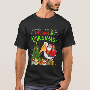 Camiseta Decoraciones navideñas El árbol ilumina Santa Ridi