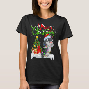 Camiseta Decoraciones navideñas en Santa Catfish Navidades