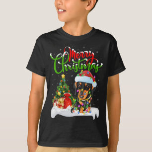 Camiseta Decoraciones navideñas Navidades de perros de Sant