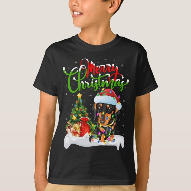 Camiseta Decoraciones navideñas Navidades de perros de Sant (Anverso)