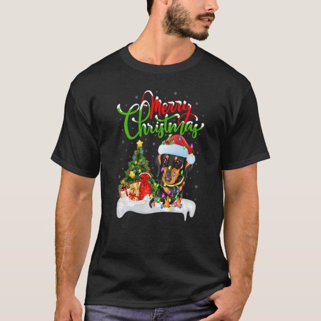 Camiseta Decoraciones navideñas Navidades de perros de Sant (Anverso)