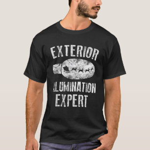 Camiseta Decorador claro de navidades Iluminación exterior 