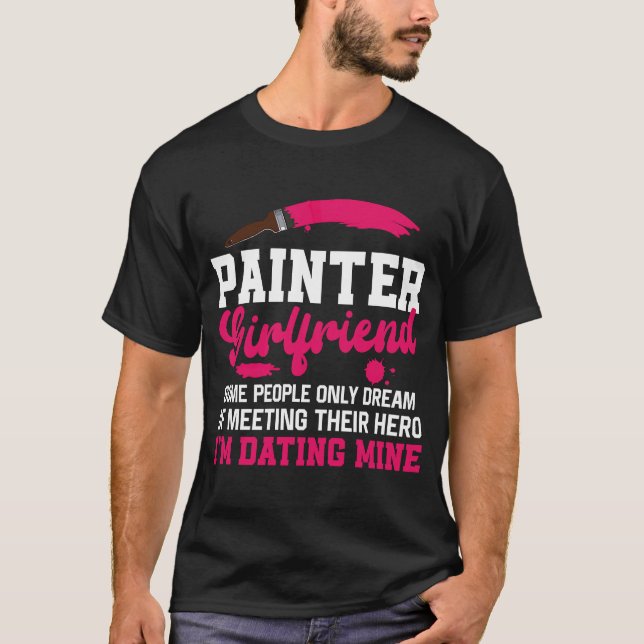 Camiseta Decorador de House Painter Girlfriend Painter Girl (Anverso)