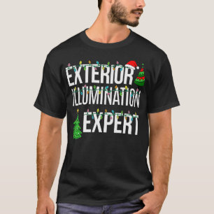 Camiseta Decorador de luz del experto en iluminación exteri