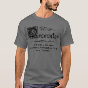 Camiseta Decorador maestro medieval