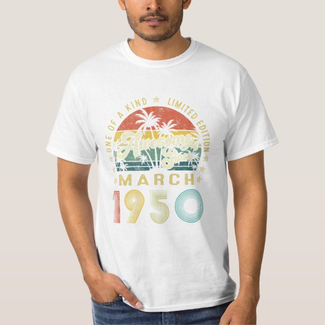 Camiseta Decorat Vintage March 1950 (Anverso)