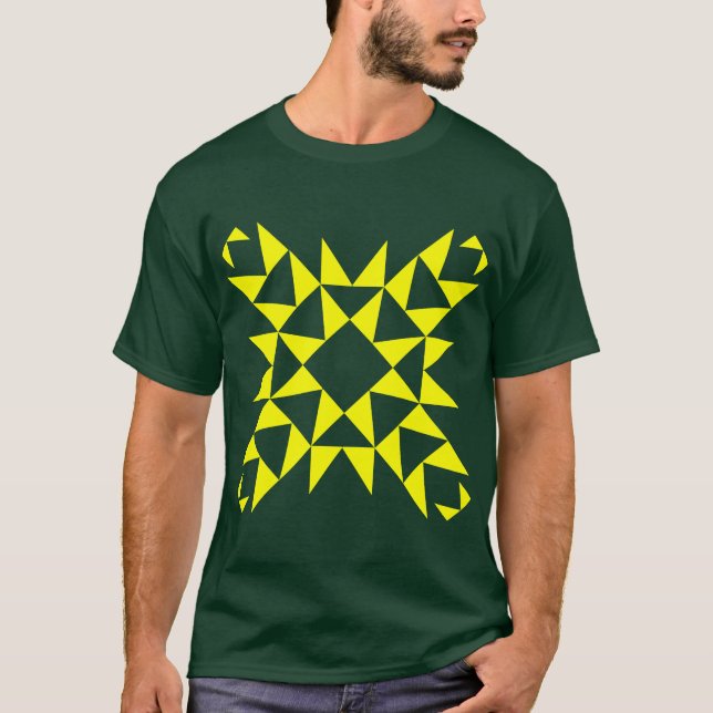 Camiseta Decorativo 01 - Amarillo (Anverso)