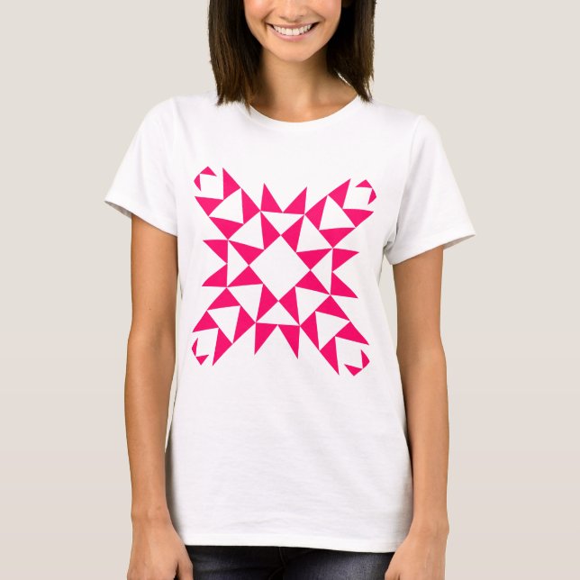 Camiseta Decorativo 01 - Neon Red (Anverso)